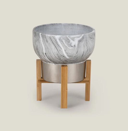 Golden Leaf Design Vase