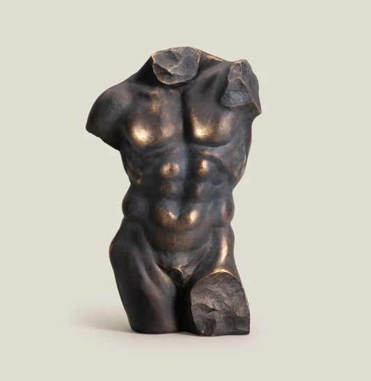 Vintage Brass Statue