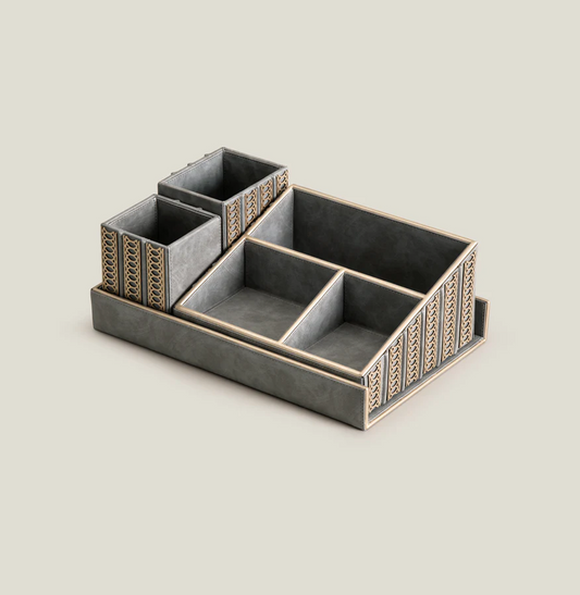 Inlay Multi-Compartment Desk Tray