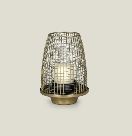 Woven Wire Mesh Candle Lantern