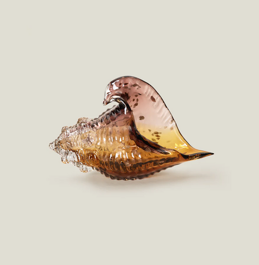 Art Glass Shell Sculpture