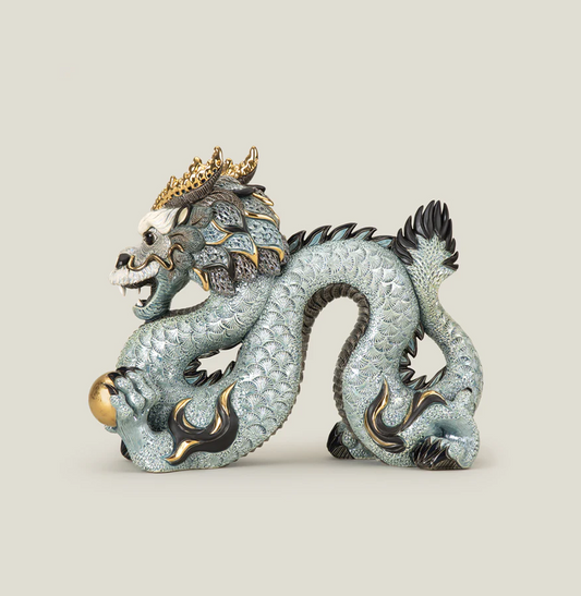 Cloisonné Dragon Figurine