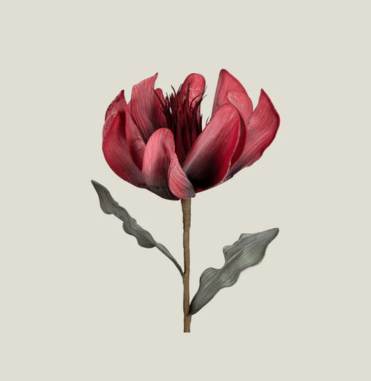 Vintage Lily Blossom Statue